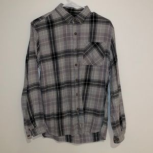 Boston Traders 💖Bundle It!💖 Gray and Black Flannel Long Sleeve Shirt